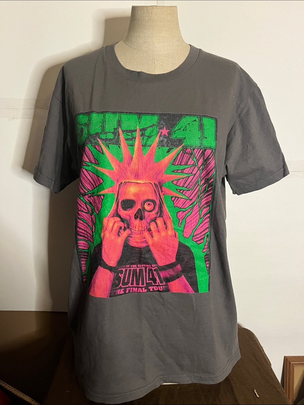 😀Sum41 The final tour North America 2024 graphic concert Tshirt